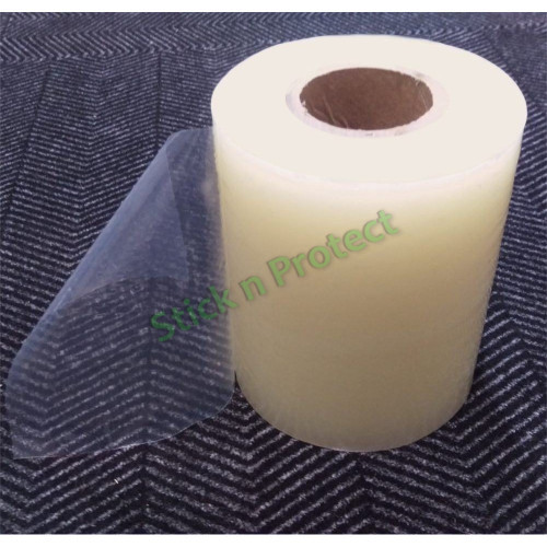 Clear Carpet Tape - Film  14cm x 100M Rolls