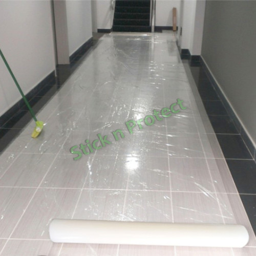 Hard Flooring & Multi Surface Protection Film (self-adhesive) 1M x 100M (100 sqm) Hard Flooring & Multi Surface Protection Film (self-adhesive) 1M x 100M (100 sqm)