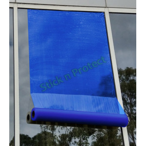 Window Blue Protection Film (self-adhesive over 90 days UV) 1240mm x 200M (240 sqm)