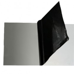 Black/White Aluminum and Stainless Steel Protection Film 1240mm x 100M (120 sqm)